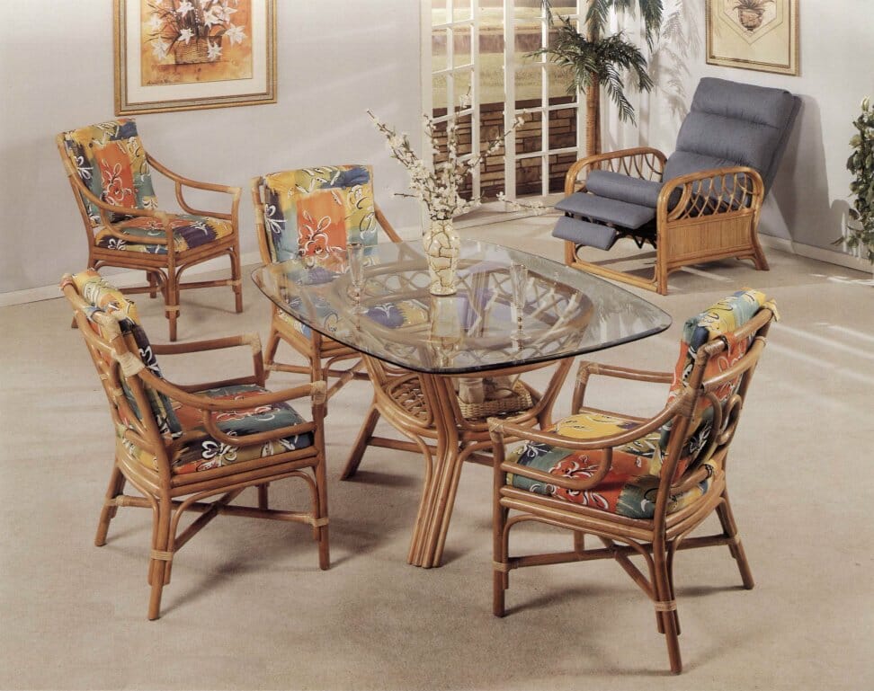 rattan dining room sets