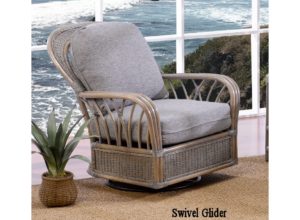 Oceanview Rattan Swivel Glider Chair
