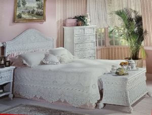 Classic Wicker Bedroom