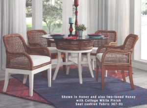 Boone Rattan with Wood Dining