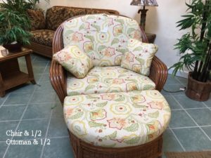 Chair & 1/2 / Ottoman & 1/2