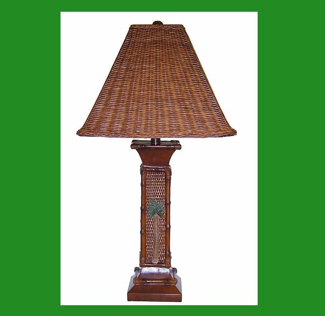 RT-824 Wicker Table Lamp