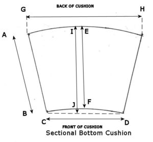 Sectional Bottom Diagram