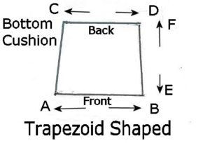Trapezoid Bottom Cushion
