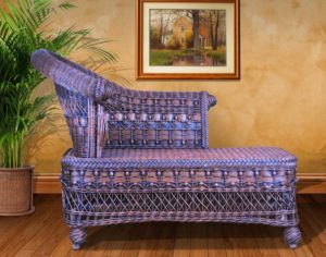 Victorian Chaise Lounge Brown