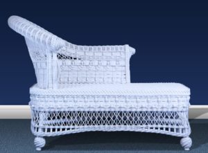 Victorian Chaise Lounge White