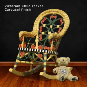 Victorian Wicker Rocker carousel finish