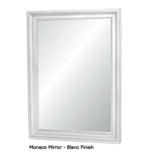 Monaco mirror - blanc finish