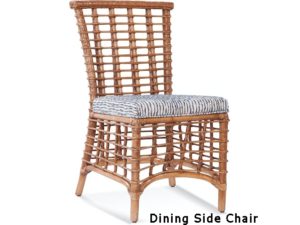 Bridgehampton wicker dining side chair