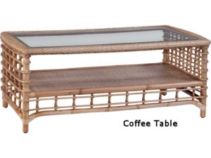 Bridge Hampton wicker coffee table