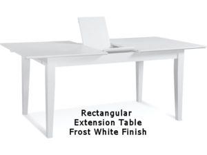 Bridgehampton wicker rectangular dining table extension