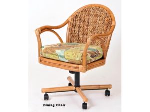 Panama wicker rattan dining chair