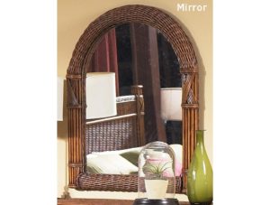 Morocco Rattan Mirror