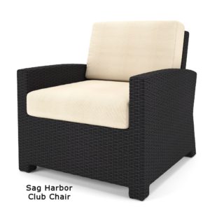 Sag Harbor Resin Outdoor Wicker Club Chair