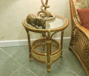 Parlor Rattan End Table