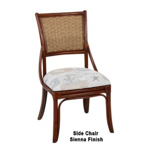 Singapore Rattan Barstool Side Chair