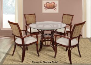 Singapore II Rattan - Wicker set in Sienna and natural finish.