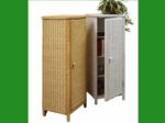 4060 Tall Wicker Cabinet w-h