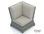Bainbridge Outdoor Wicker 90% Sectional Corner Chair