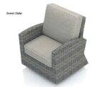 Bainbridge Outdoor Wicker Swivel Glider
