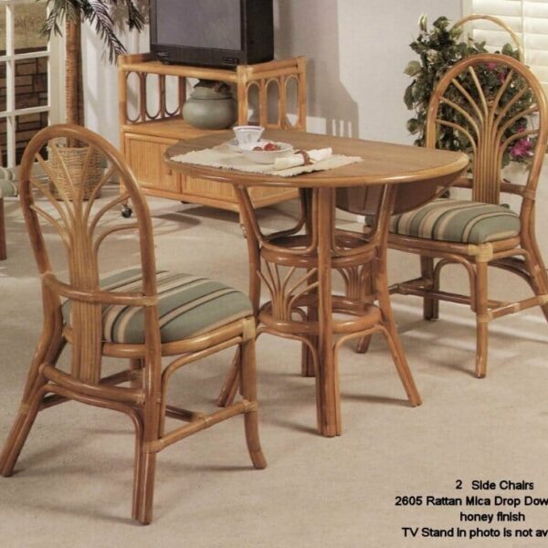 Sunrise Rattan chairs with drop down table