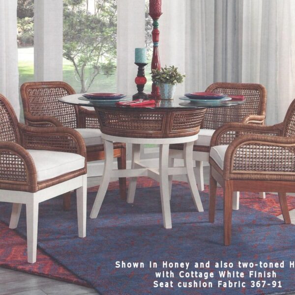 Boone Rattan with Wood Dining