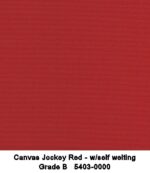 Canvas Jjockey Red Sunbrella Fabric