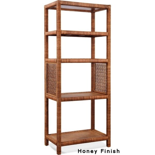 Pier Isle wicker wall unit
