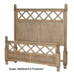 Pencil Edge Rattan Footboard