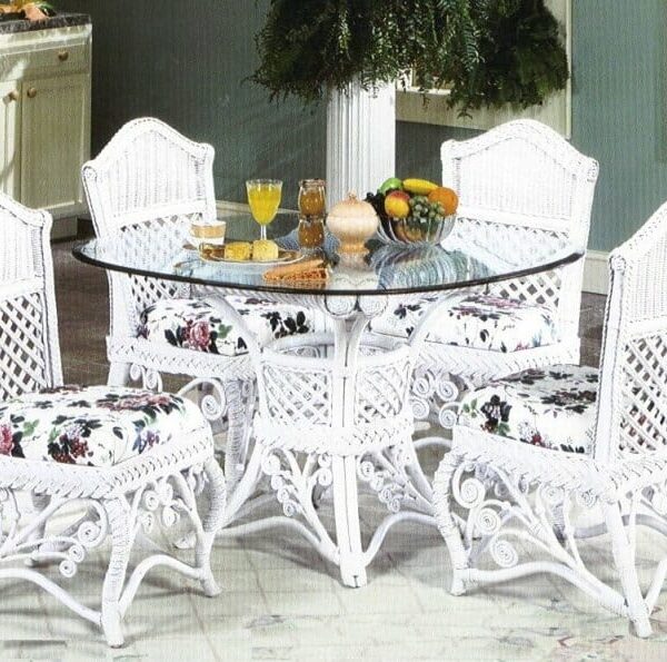 Gazebo Dinette Victorian Wicker Furniture