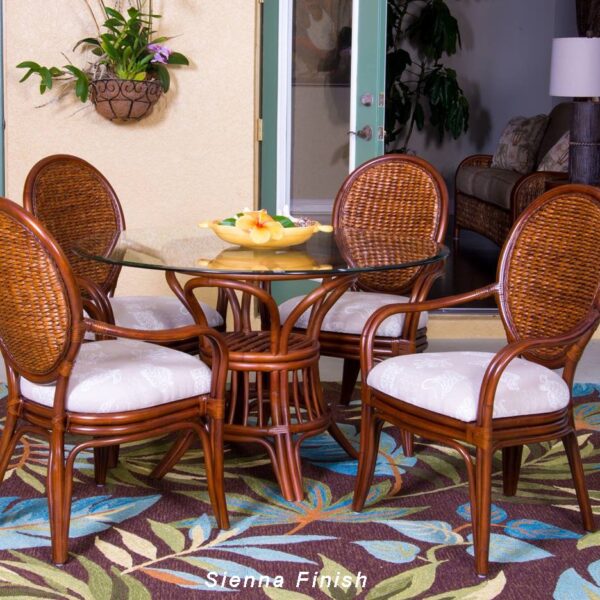 Havana Rattan Dining Sienna Finish