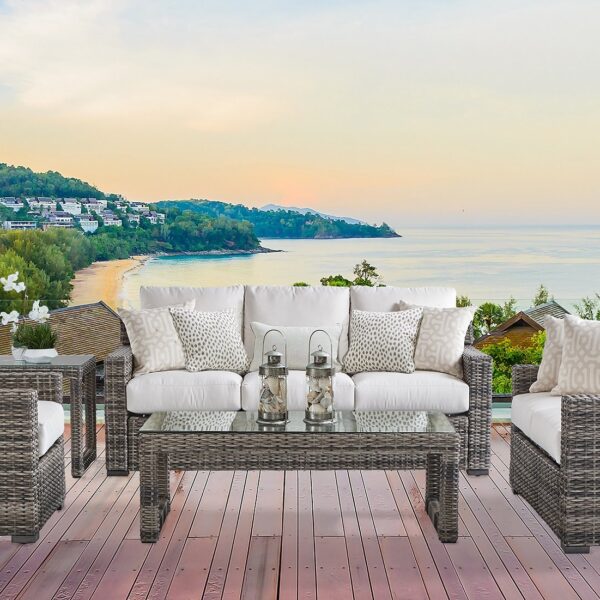 Java outdoor wicker set