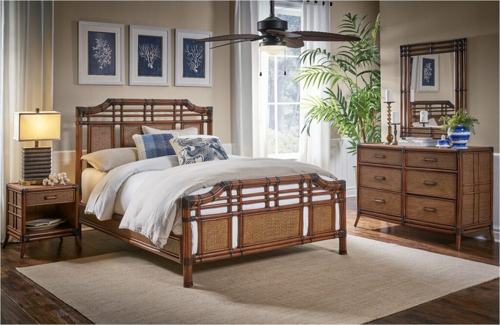 Palm Cove Rattan Wicker Bedroom