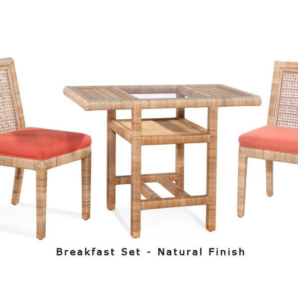 Pine Isle Wicker Breakfast Set