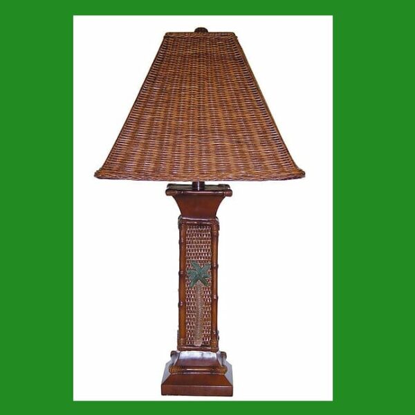 RT-824 Wicker Table Lamp
