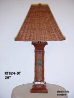 RT-824 Wicker Table Lamp