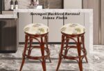 Serengeti Rattan Backless Barstool or Counter Stool