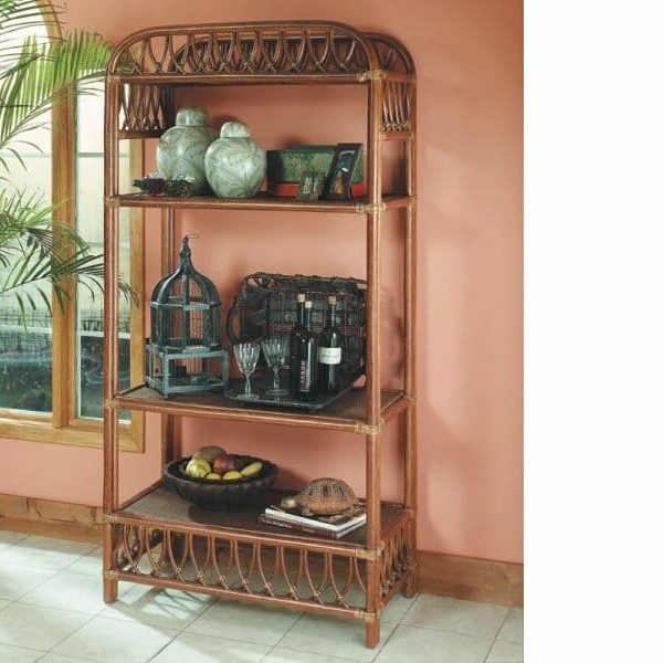 South Sea Rattan Wall Unit