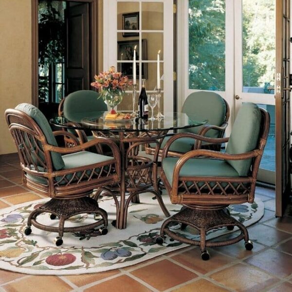 South Sea Caster Dining Set