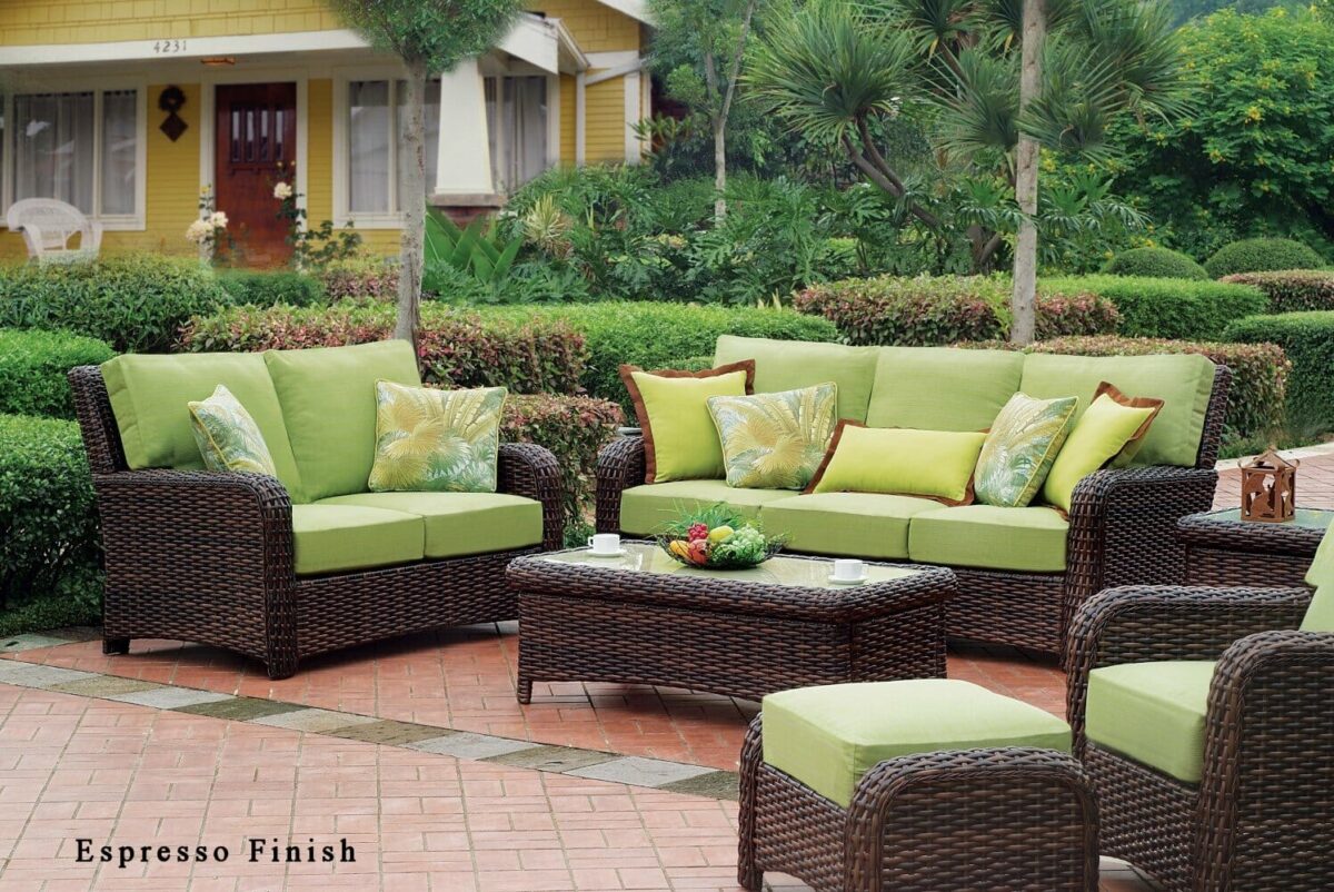 St. Tropez Outdoor Wicker Espresso Finish