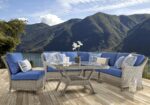 outdoor wicker sectional