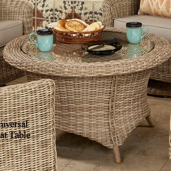 Universal Outdoor Wicker Chat Table