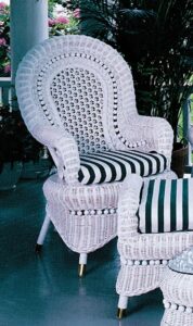 Country Porch Victorian Wicker Dining Set