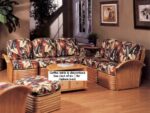 Sandy Cove Rattan Ssctional walnut