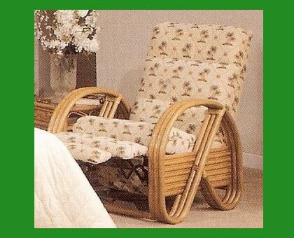 kauai rattan recliner