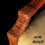 Mauna Loa rattan & wicker arm detail