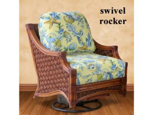 Mauna Loa rattan & wicker swivel rocker