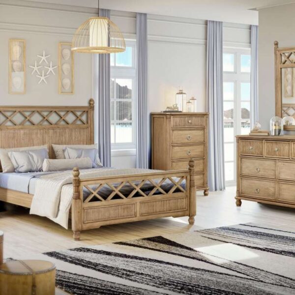 pencil edge rattan bedroom