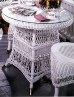 Victorian Wicker Tea table