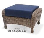 Wicker Retreat Outdoor Ottoman